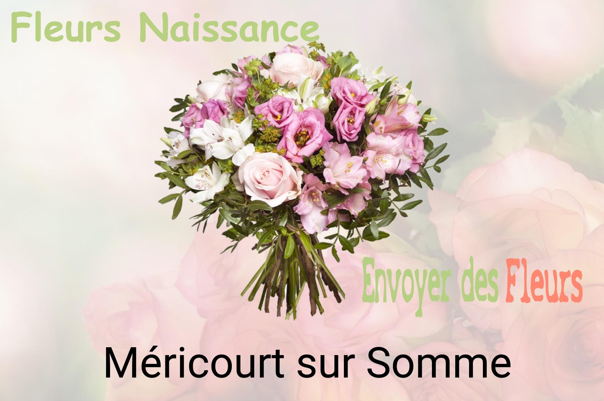 Bouquet de fleurs de naissance livré à Méricourt-sur-Somme